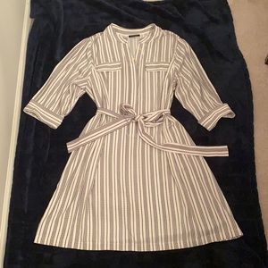 Tommy Hilfiger black and white dress